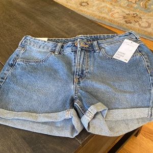 New junior denim shorts